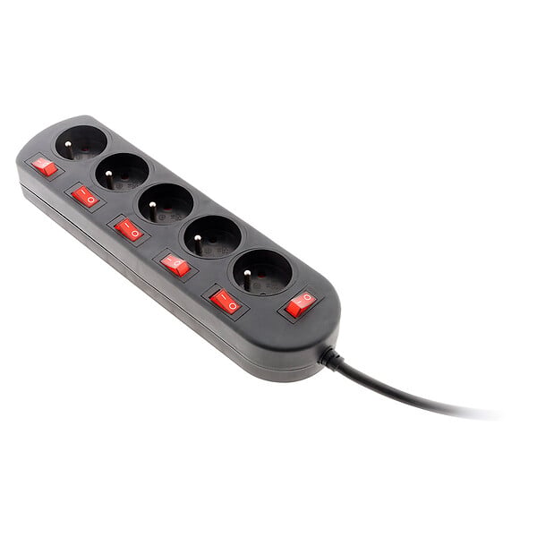 ZENITECH - Bloc SONO 5 prises 16A 2P+T + 6 interrupteurs 3m - Zenitech - large