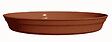 POETIC - Soucoupe en polypropylène FLOROSTA - Terre cuite - Diam.17cm - vignette