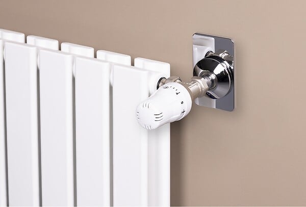 NOYON & THIEBAULT - Kit Raccordement Radiateur Robinet Thermostatique Equerre + Coude de Réglage + Purgeur + Robinet de Vidange 15x21 (1/2) NOYON & THIEBAULT - large