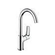HANSGROHE - Hansgrohe Logis 210 Mitigeur lavabo bec haut sans tirette ni vidage, chromé (71131000) - vignette