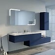 DISTRIBAIN - Meuble de salle de bain BELLISSIMO Bleu saphir - vignette
