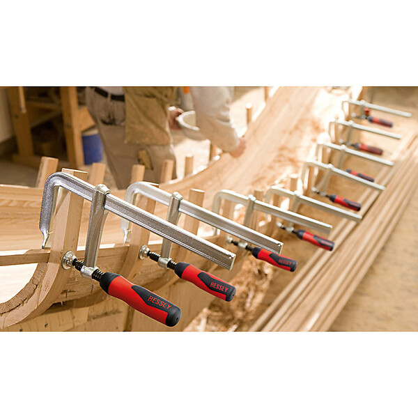 BESSEY SER - Presse à vis tout acier avec poignée bi-matière GZ-2K 500/120 mm GZ50-12-2K Bessey - large