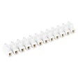 BATILEC - Batilec- Barrette de connexion  6 mm²  12 plots - Blanc - vignette
