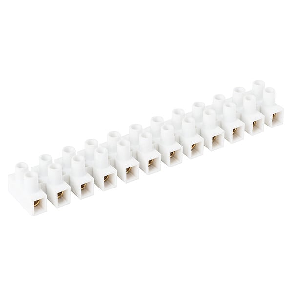 BATILEC - Batilec- Barrette de connexion  6 mm²  12 plots - Blanc - large