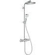 HANSGROHE - Colonne de douche Crometta S 240 Hansgrohe - 1+2 jets - Avec mitigeur thermostatique - Pour douche - vignette