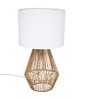 ATMOSPHERA - Lampe à poser en Coton et Métal H 40 cm - vignette