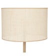 ATMOSPHERA - Lampadaire en Bois de Pin et Abat-jour Beige naturel tressé H 149.5 cm - vignette
