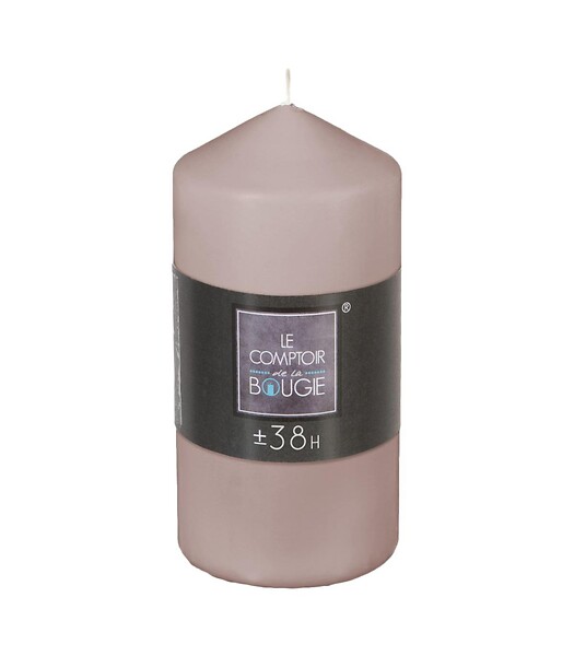 ATMOSPHERA - Bougie ronde taupe - large