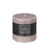 ATMOSPHERA - Bougie Ronde Rustique Taupe D 10 cm - vignette