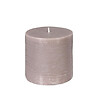 ATMOSPHERA - Bougie Ronde Rustique Taupe D 10 cm - vignette