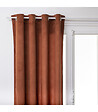 ATMOSPHERA - Rideau à œillets 140 x 260 cm Lilou Terracotta - vignette