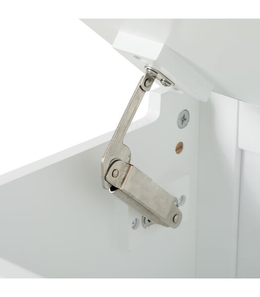 ATMOSPHERA - 2 en 1 Banc avec dossier et Coffre à jouets en Bois Blanc - large