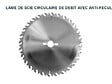 LEMAN - Lame carbure Débit 600x30x40Z Alt. / anti-recul / Bois 220.600.3040 Leman - vignette
