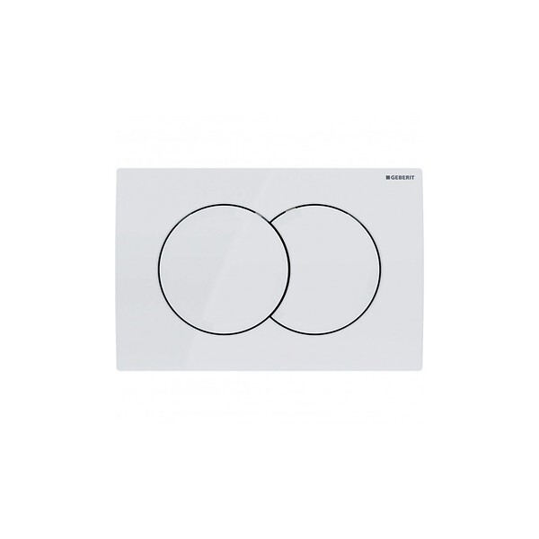 GEBERIT - Geberit Pack Autoportant Bâti-support Duofix + WC sans bride SAT Brevis + Abattant ultra-fin, softclose + Plaque blanche - large