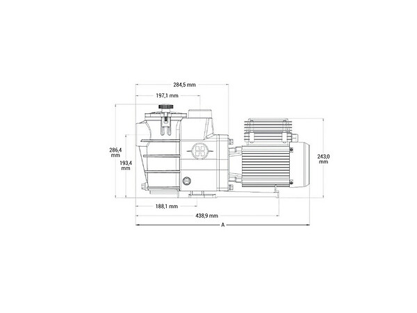 HAYWARD - Pompe de filtration piscine hayward max flo 0.50 cv mono - large