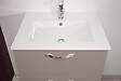 ONDEE - 2 Façades de tiroir MIXY - pour meuble de salle de bain - 80cm - Sable - Laqué - vignette