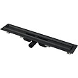 ALCA - Alca Caniveau de douche avec bordure pour grille 950 mm, Noir Mat (APZ101BLACK-950) - vignette