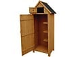 HABITAT ET JARDIN - Armoire de jardin "Cabanon" - 77 x 54.5 x 179 cm - Marron - vignette