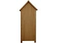 HABITAT ET JARDIN - Armoire de jardin "Cabanon" - 77 x 54.5 x 179 cm - Marron - vignette