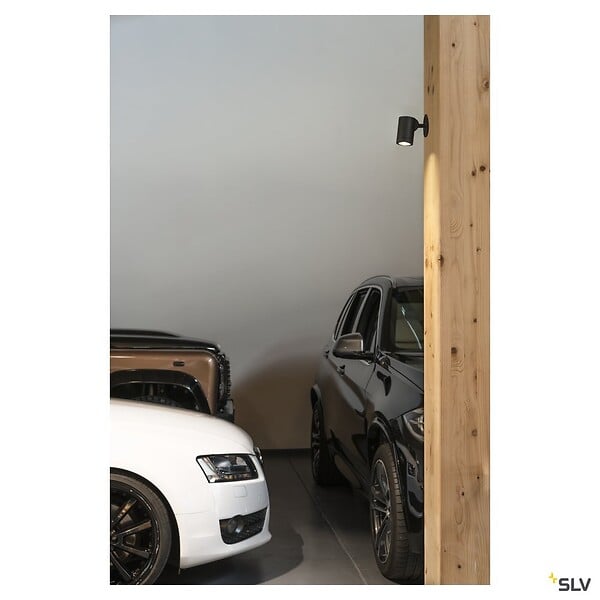 SLV - HELIA SPOT S, projecteur extérieur, simple, anthracite, LED, 8W, 3000K, IP55, variable - SLV - large
