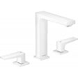 HANSGROHE - Hansgrohe Metropol 160 Mélangeur de lavabo 3 trous poignées manettes, bonde Push-Open, Blanc mat (32515700) - vignette