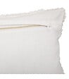 ATMOSPHERA - Housse de coussin en Coton Ivoire et Beige Lin tufté 30 x 50 cm - vignette