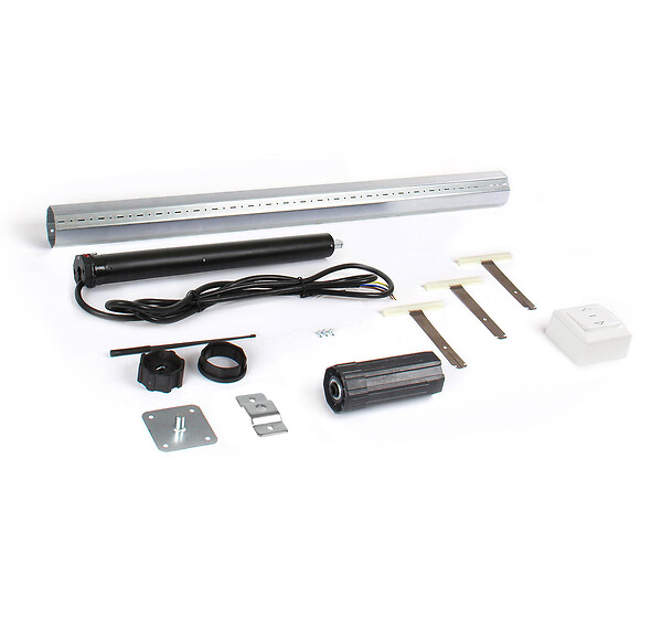 AVOSDIM - Kit axe motorisé pour volet filaire court Avosdim ø40mm - 10nm - 1,5m - large