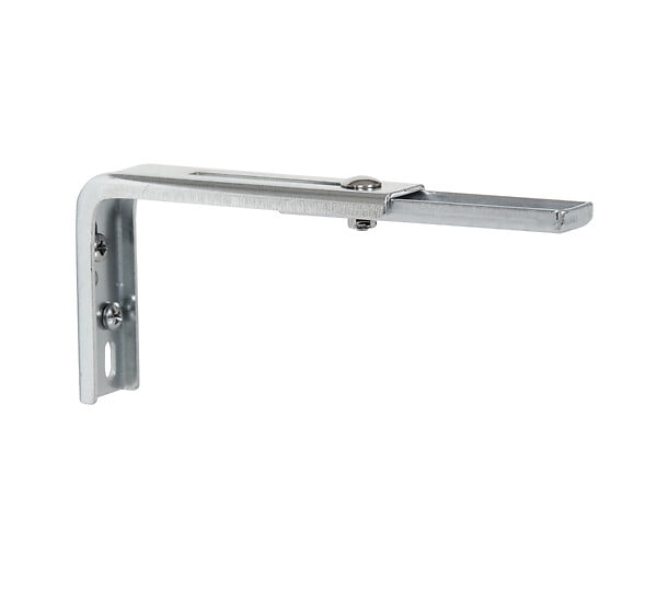 AVOSDIM - Lot de 2 équerres réglables galvanisées déport entre 10 et 16,5cm - large