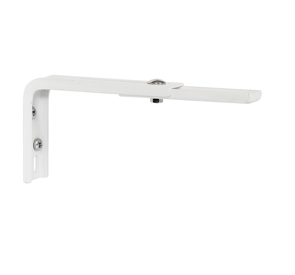 AVOSDIM - Lot de 2 équerres réglables blanches déport entre 10 et 16,5cm - large