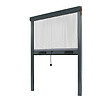 AVOSDIM - Store moustiquaire Recoupable Alu - L 125 x H 160 cm - Gris - Unitaire - vignette