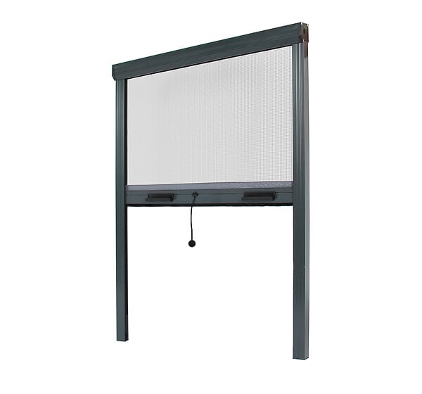 AVOSDIM - Store moustiquaire Recoupable Alu - L 100 x H 160 cm - Gris - Unitaire - large