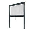 AVOSDIM - Store moustiquaire Recoupable Alu - L 100 x H 160 cm - Gris - Unitaire - vignette