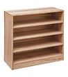 5 FIVE SIMPLY SMART - Range-chaussures en Bois Naturel 12 Paires H 68 cm - vignette