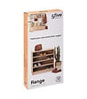 5 FIVE SIMPLY SMART - Range-chaussures en Bois Naturel 12 Paires H 68 cm - vignette
