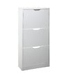 5 FIVE SIMPLY SMART - Meuble de rangement à chaussures 3 tiroirs blanc - vignette