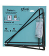 5 FIVE SIMPLY SMART - Lot de 2 équerres twinfix en métal filaire - vignette