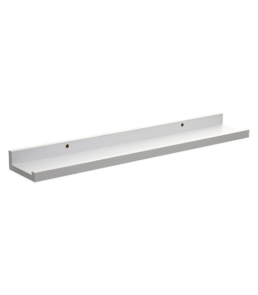 5 FIVE SIMPLY SMART - Étagère murale flottante coloris Blanc L 58 cm idéal pour tableau & cadre photo - large
