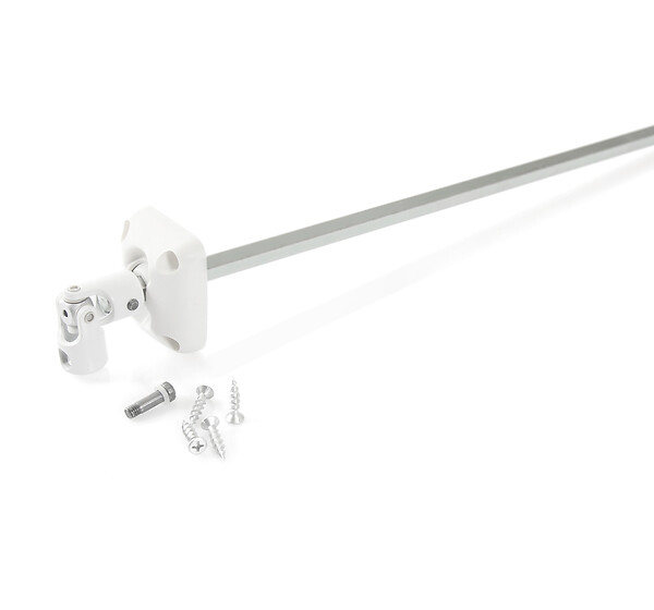 AVOSDIM - Sortie de caisson 45° sous coffre pour manivelle Ø12mm Tige carrée 8mm - large