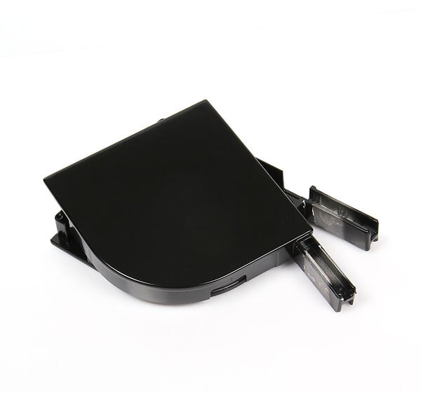 AVOSDIM - Joues de coffre 180mm Noir RAL 9005 pour coffre de volet quart rond - large