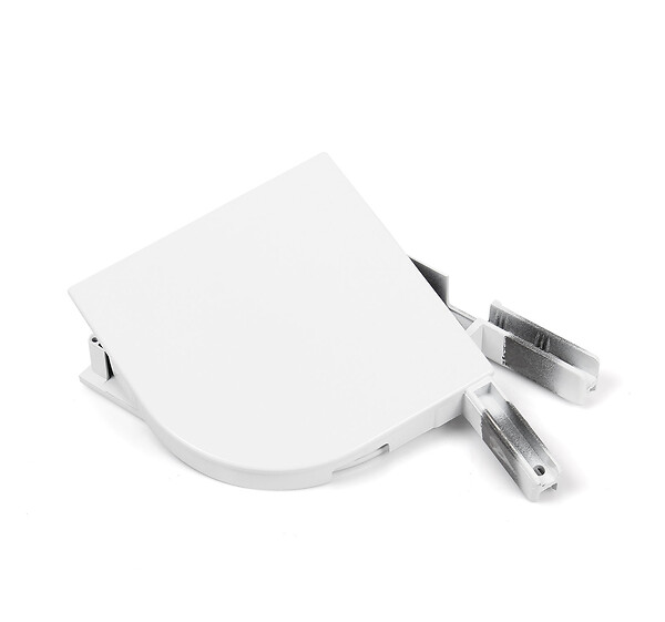AVOSDIM - Joues de coffre 180mm Blanc 9016 pour coffre de volet quart rond - large