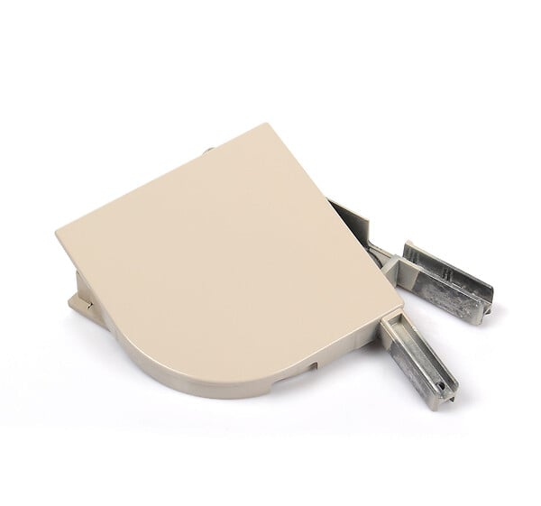 AVOSDIM - Joues de coffre 150mm Beige RAL 1015 pour coffre de volet quart rond - large