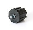 AVOSDIM - Embout de tube octogonal ø 40mm avec pivot intégré - vignette