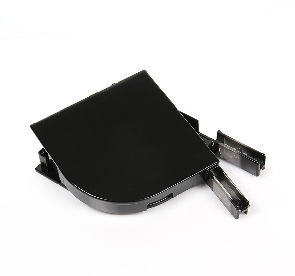 AVOSDIM - Joues de coffre 150mm Noir RAL 9005 pour coffre de volet quart rond - large