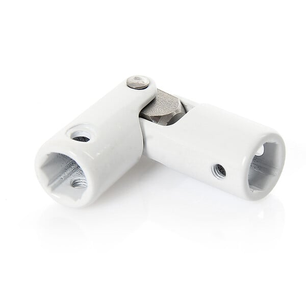 ZURFLUH FELLER - Cardan pour volet roulant - sortie hexagonale 10mm acier laqué blanc - large