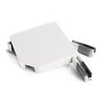 AVOSDIM - Joues de coffre 180mm Blanc 9016 pour volet pan coupé 45° - vignette