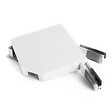 AVOSDIM - Joues de coffre 180mm Blanc 9016 pour volet pan coupé 45° - vignette