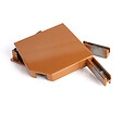 AVOSDIM - Joues de coffre 150mm Marron RAL 8003 pour volet pan coupé 45° - vignette