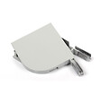 AVOSDIM - Joues de coffre 150mm Gris RAL 7038 pour coffre de volet quart rond - vignette