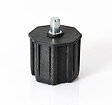 AVOSDIM - Embout de tube octogonal ø 60mm avec pivot intégré - vignette