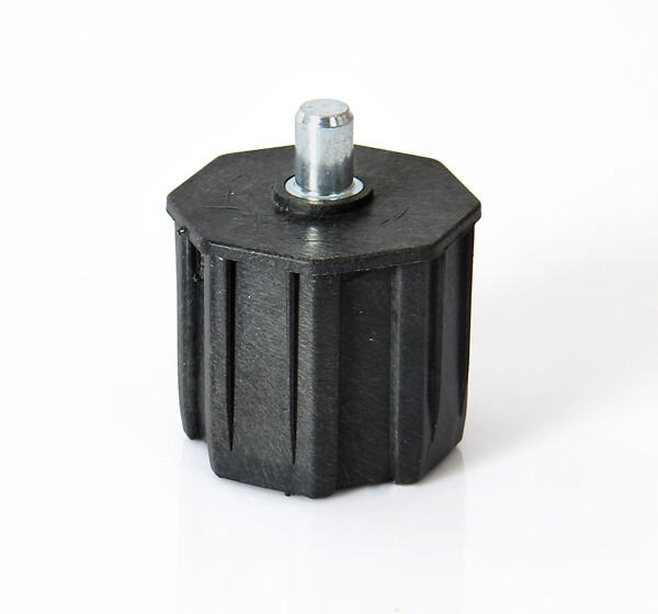 AVOSDIM - Embout de tube octogonal ø 60mm avec pivot intégré - large